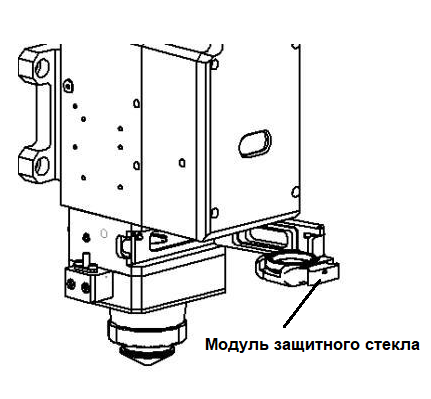 Защитное стекло лазерной головки Raytools